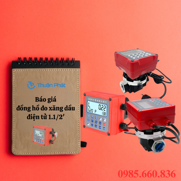 Báo giá đồng hồ đo xăng dầu điện tử 1.1/2' 25-250 lít/phút tại Thuận Phát-250_litphut_tai_thuan_phat