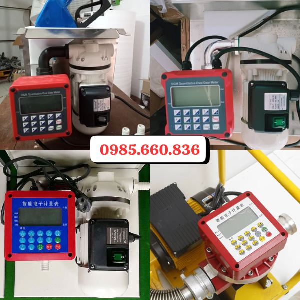 Ứng dụng đồng hồ đo xăng dầu số điện tử 1/2' 1-30 lít/phút