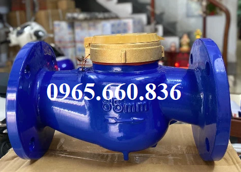 đồng hồ đo lưu lượng nước lắp bích 1