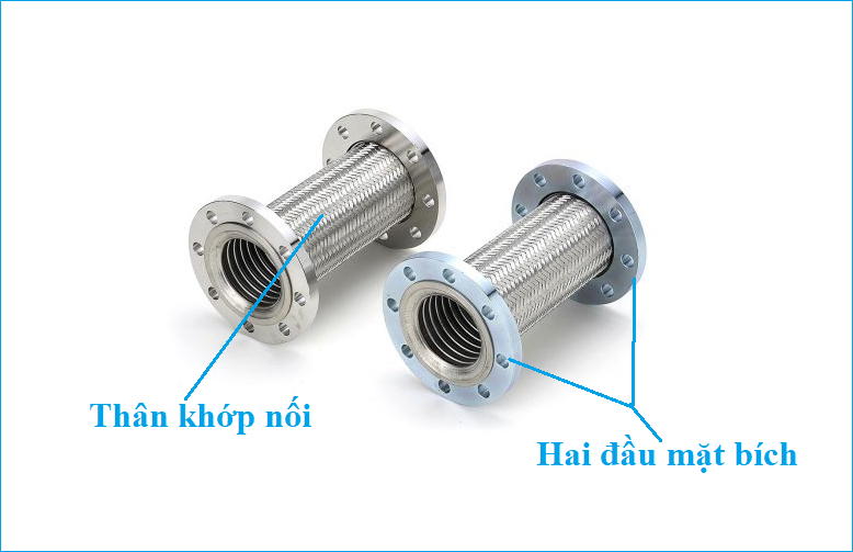 cấu tạo khớp nối inox nhật bản