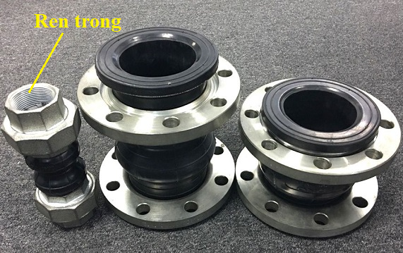 khớp nối mềm cao su hàn quốc lắp ren