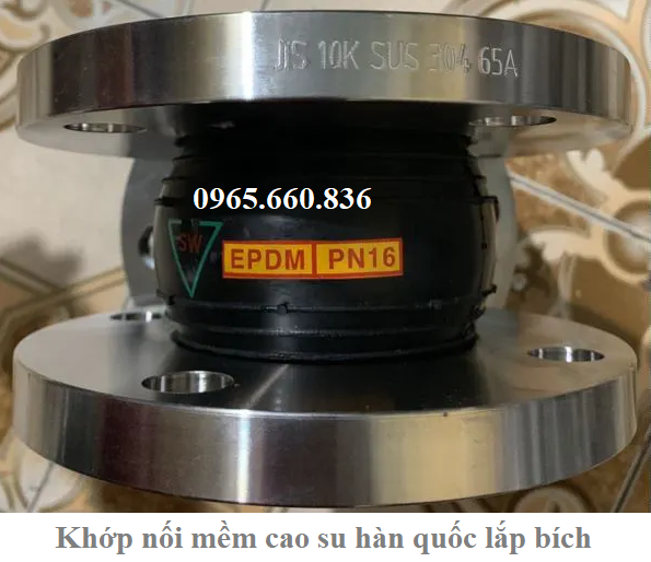khớp nối mềm cao su hàn quốc lắp bích