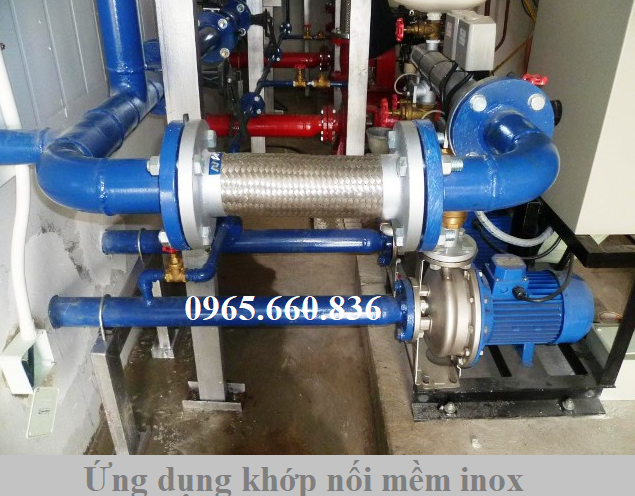 ứng dụng khớp nối mềm inox