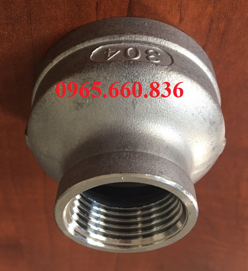 hình ảnh thực tế côn thu ren inox