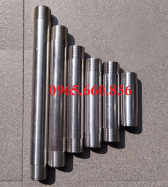 ống nối inox ren ngoài 1