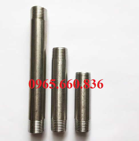 ống nối inox ren ngoài 3