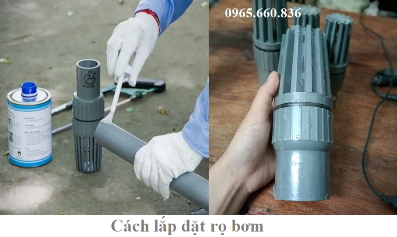 cách lắp đặt rọ bơm