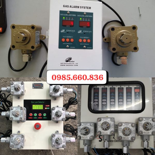 Cấu tạo của đầu báo gas và van ngắt tự động