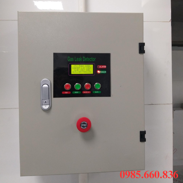 Giới thiệu về đầu báo gas kết nối tủ điều khiển va van ngắt tự động