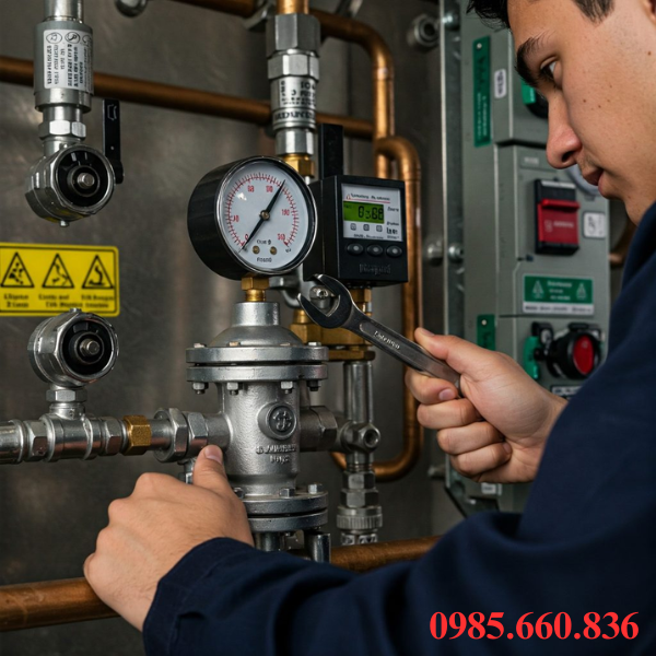 Lưu ý khi lắp đặt đầu báo gas, tủ điều khiển và van ngắt tự động
