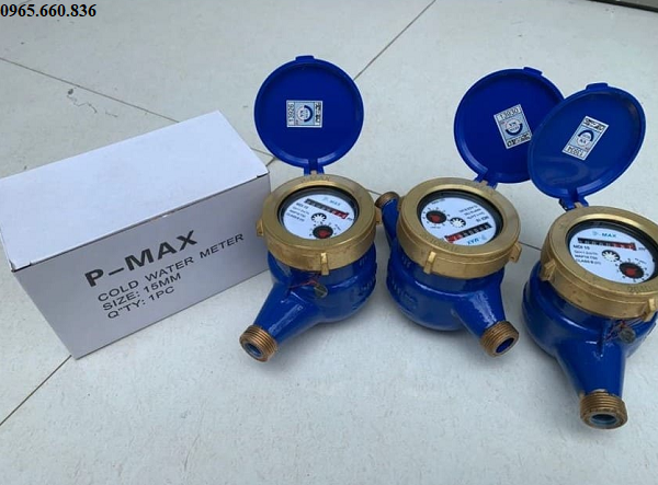 Đồng hồ đo nước Pmax.