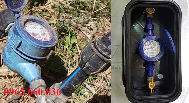 đồng hồ nước thực tế 161