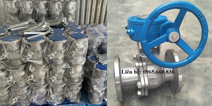 Van bi inox dùng cho hơi nước nóng.