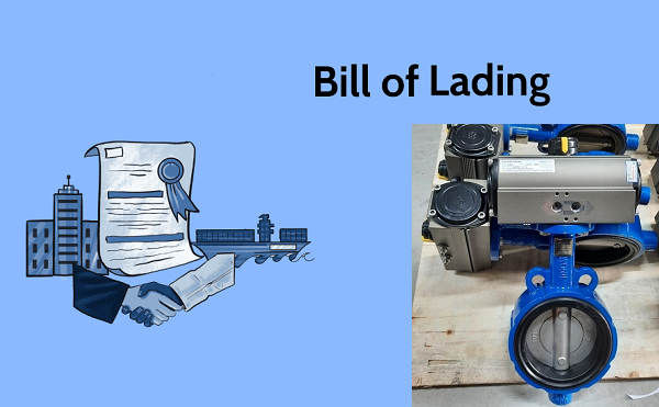 Bill of lading van bướm điều khiển khí nén..