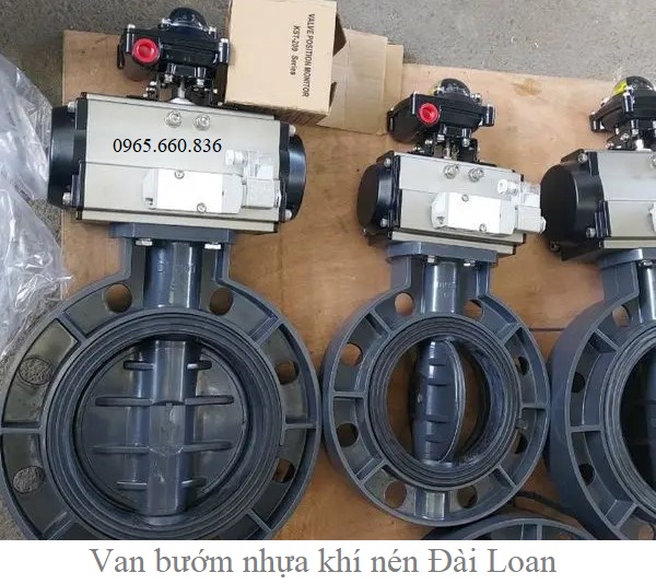 Van bướm nhựa khí nén Đài Loan.
