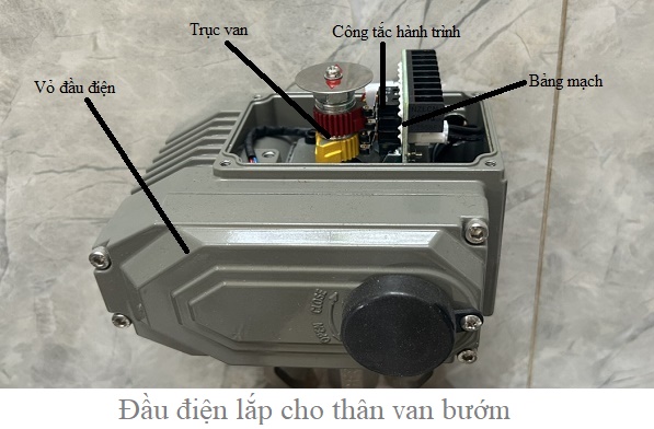 Cấu tạo chi tiết đầu điều khiển điện.