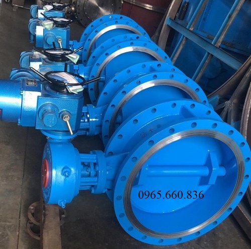 Giới thiệu van bướm điều khiển điện DN500 công nghiệp.