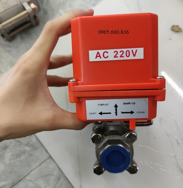 Hình ảnh electric ball valve.