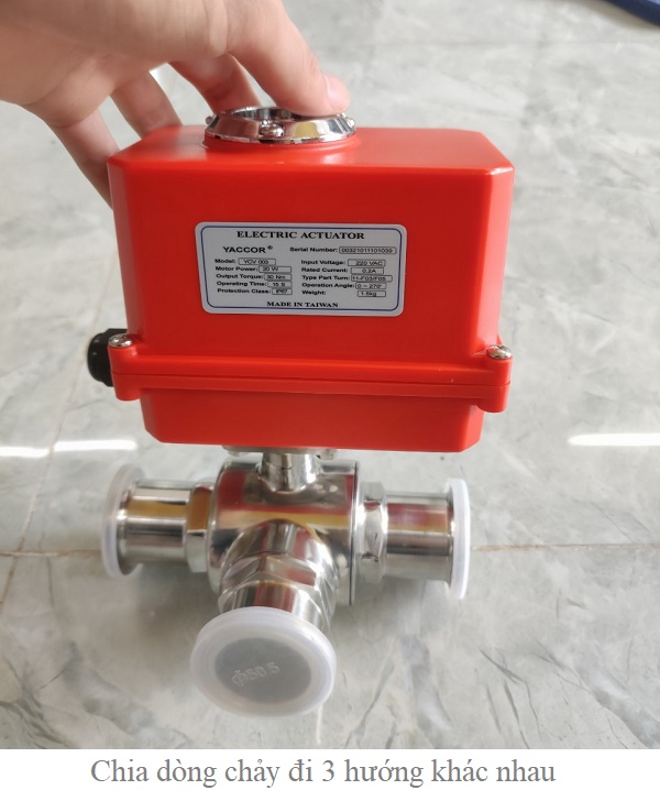 Van bi ba ngã điều khiển điển 220v.