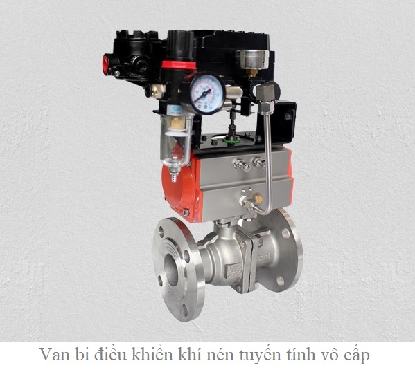 Van bi điều khiển khí nén tuyến tính vô cấp.