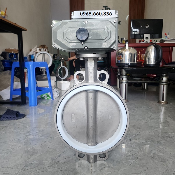 Van bướm điện inox giá rẻ.