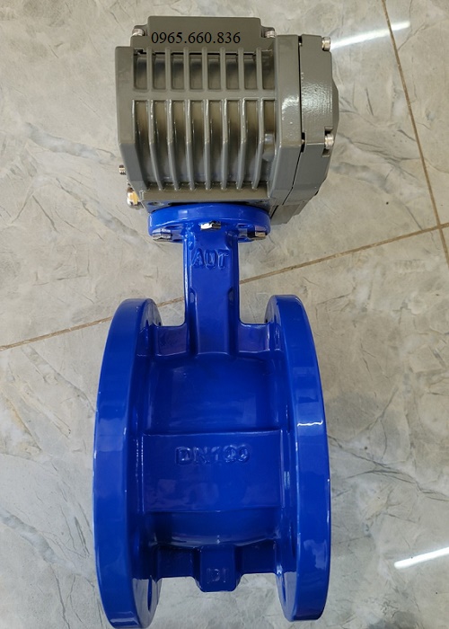 Van bướm điều khiển điện DN200 DN150 DN100 DN80 DN65.