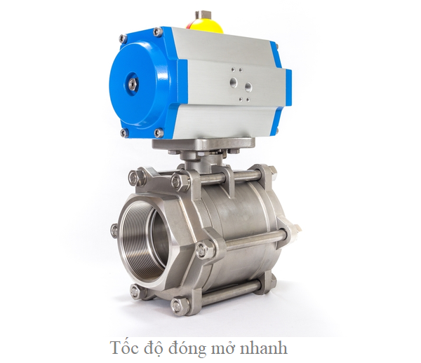 Công dụng van bi điều khiển khí nén.