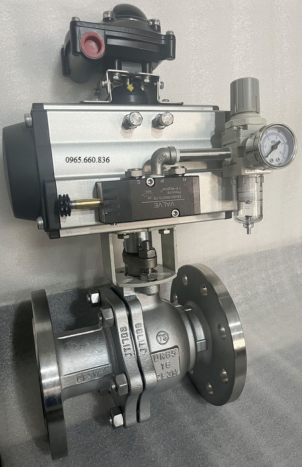 Van bi điều khiển khí nén DN150, DN125, DN100, DN80, DN65.