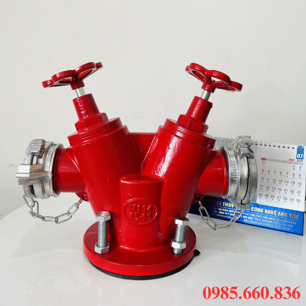 Trụ cứu hỏa 2 cửa