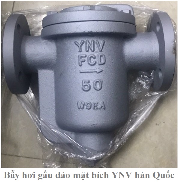 Bẫy hơi gầu đảo mặt bích YNV Hàn Quốc 2.