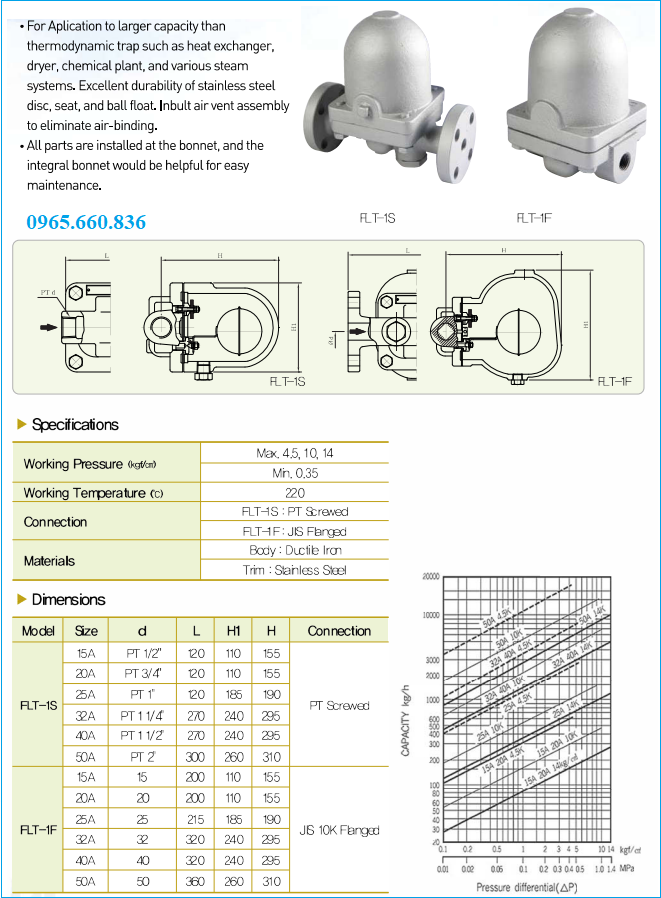 catalogue bẫy hơi bóng phao