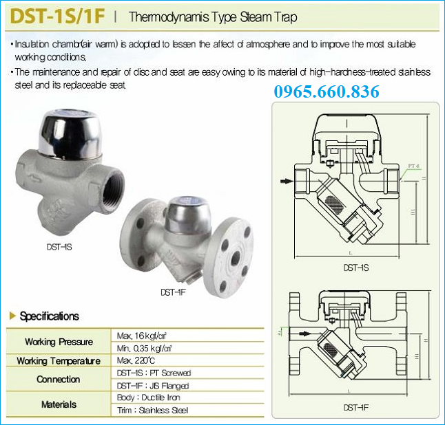 catalogue bẫy hơi đồng tiền