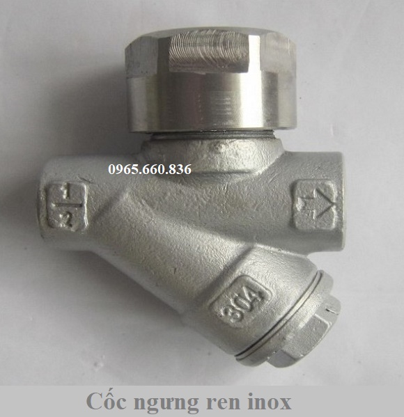 cốc ngưng ren inox