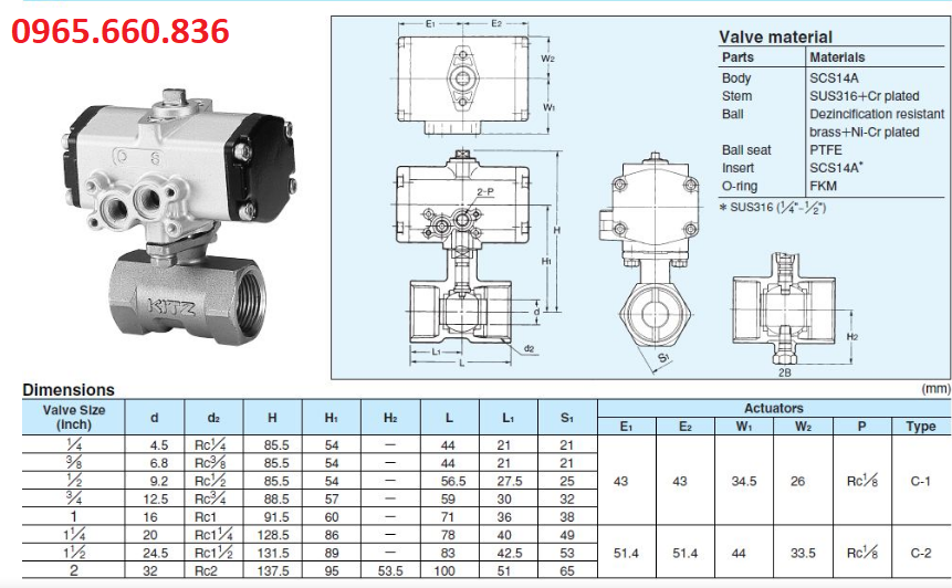 Catalogue van bi một mảnh 1PC