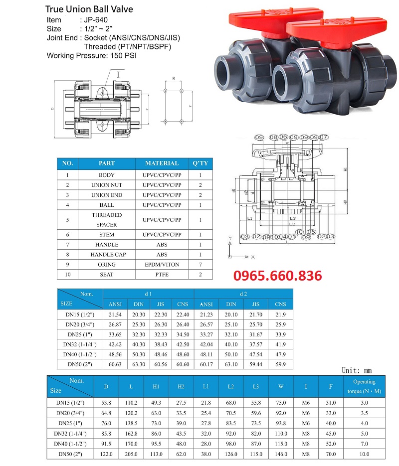 Catalogue van bi hóa chất