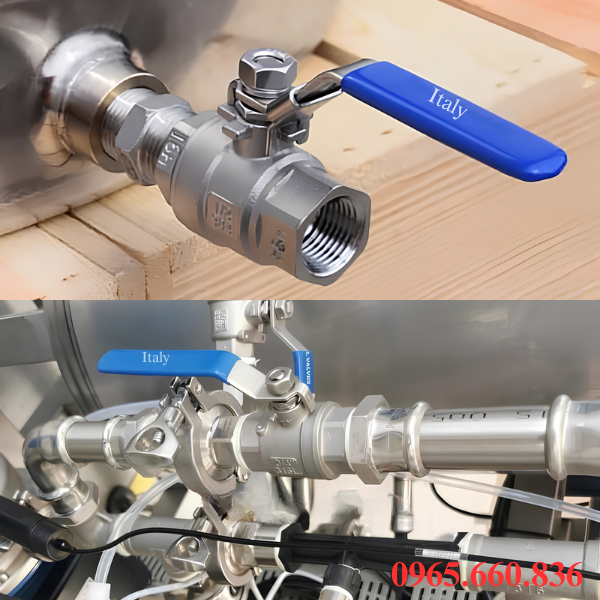 Ứng dụng van bi inox Italy