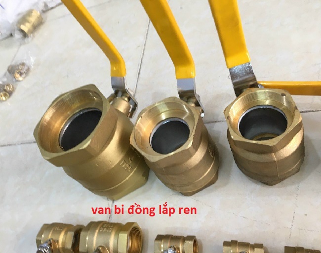 Van bi đồng lắp ren