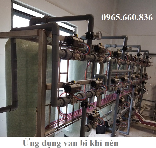 ứng dụng van bi khí nén