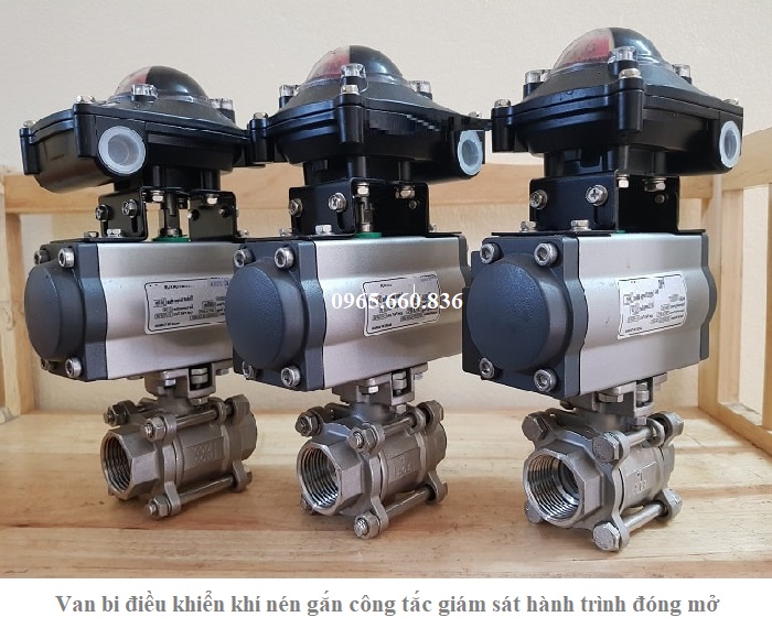 van bi điều khiển kh&iacute; n&eacute;n gắn c&ocirc;ng tắc gi&aacute;m s&aacute;t h&agrave;nh tr&igrave;nh đ&oacute;ng mở 1