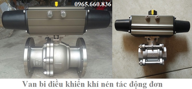 van bi điều khiển khí nén tác động đơn 1