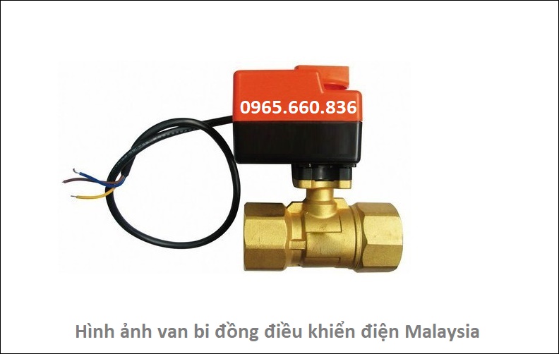 hình ảnh van bi đồng điều khiển điện malaysia