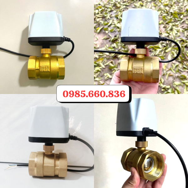 Ứng dụng thực tế van bi đồng điều khiển điện Global Malaysia