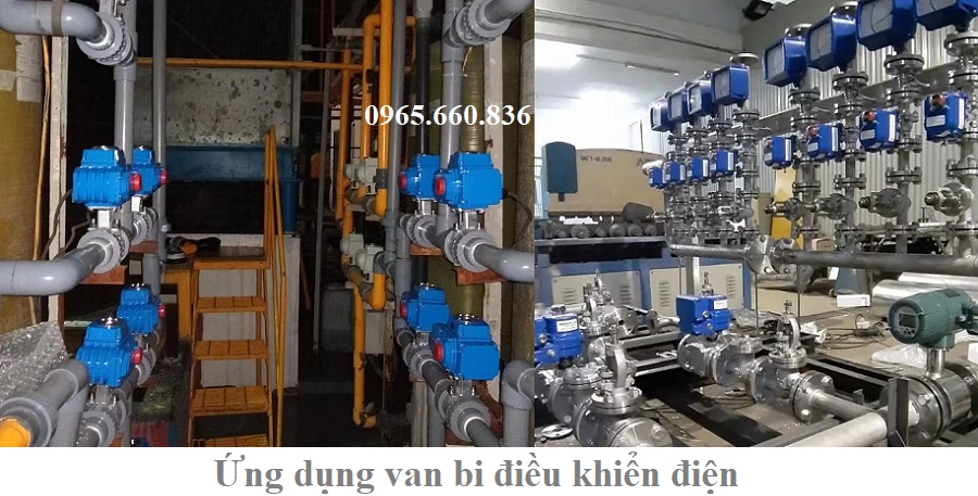 ứng dụng van bi điều khiển điện