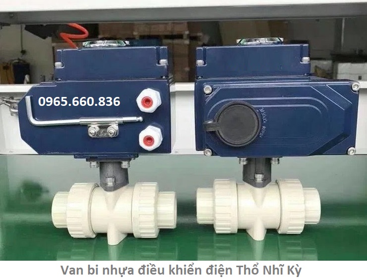 van bi nhựa điều khiển điện thổ nhĩ kỳ