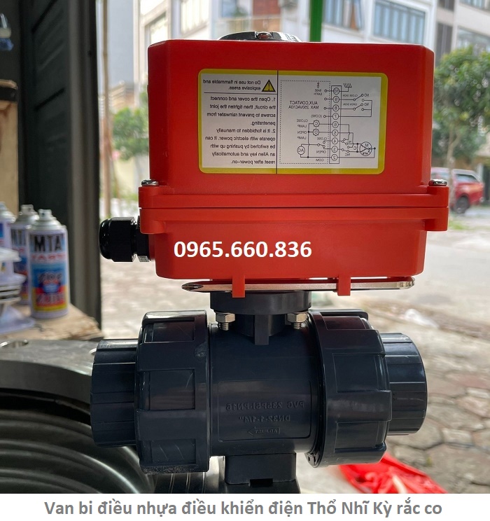 van bi nhựa điều khiển điện thổ nhĩ kỳ rắc co