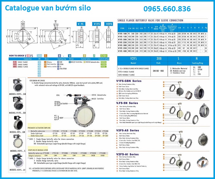 catalogue van bướm silo