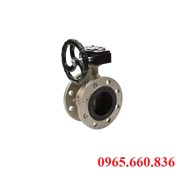 giới thiệu van bướm inox tay quay gioăng PTFE D341F4-10P/16P