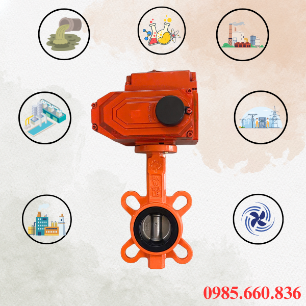 Ứng dụng thực tế của van bướm điều khiển điện KSPM