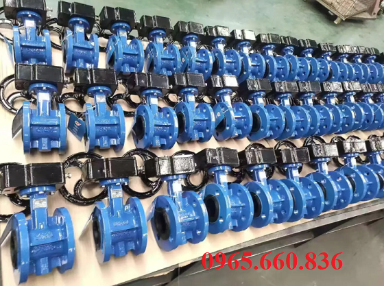 Ứng dụng van bướm gang tay quay d341x-10q16q