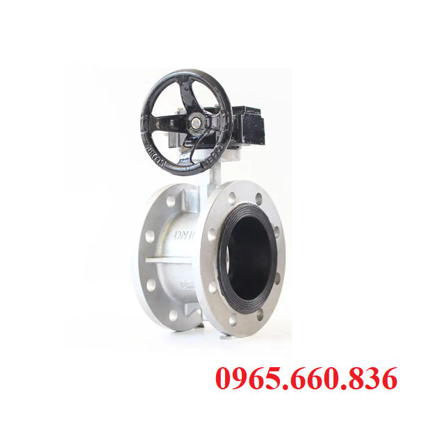 ứng dụng van bướm inox tay quay gioăng EPDM D341X-10P/16P
